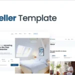 Hosteller – Hostel Booking Elementor Template