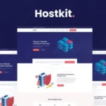 Hostkit – Hosting Services Elementor Template