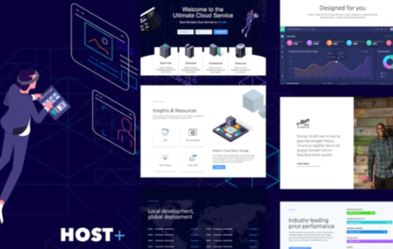 Hostplus – Hosting Services Template Hostplus – Hosting Services Template - Imagen 1