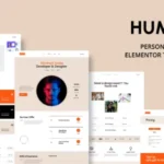 Humton – Personal Portfolio Elementor Template