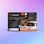 Consik – Construction, Building & Architecture WordPress Theme