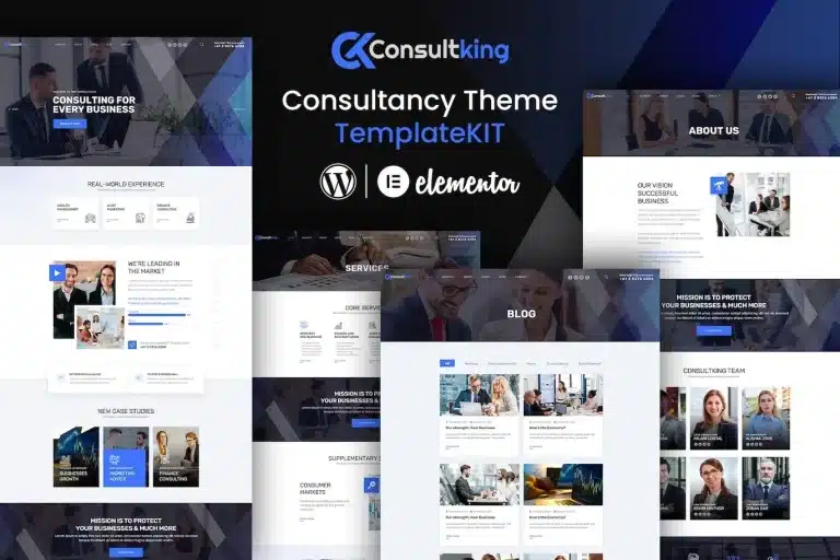 Consultking – Business Elementor Template Kit Consultking – Business Elementor Template Kit - Imagen 1