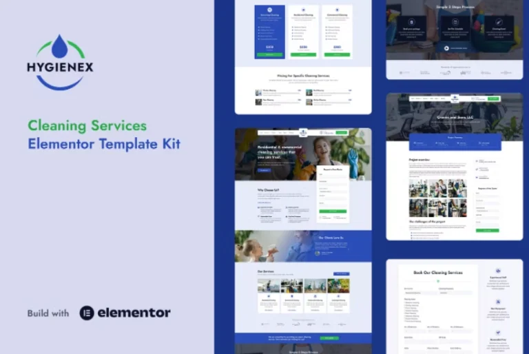 Hygienex – Cleaning Services Elementor Template Hygienex – Cleaning Services Elementor Template - Imagen 1