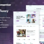 Influozy – Influencer Marketing Agency Elementor Pro Template