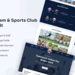 Intera - Football Team & Sports Club Elementor Template