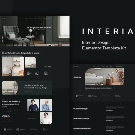 Interion – Interior Design Elementor Template - The Toolbox GPL Club