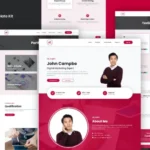 JC – CV Resume Elementor Template