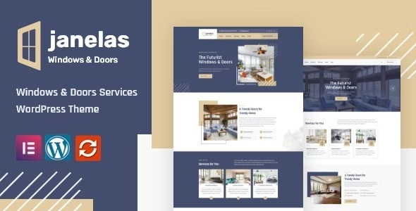 Janelas – Windows & Doors Services WordPress Theme Janelas – Windows & Doors Services WordPress Theme - Imagen 1